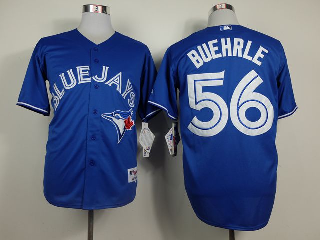 Men Toronto Blue Jays 56 Buehrle Blue MLB Jerseys